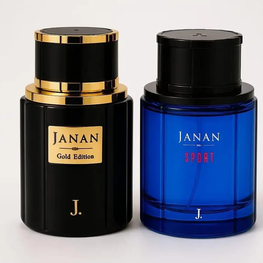 Pack of 2, Janan Gold + Janan Sport Long Lasting Fragrance Perfume
