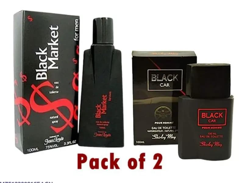 Men's Long Lasting Perfume- Pack Of 2, 100 Ml