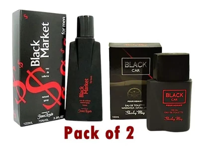 Men's Long Lasting Perfume- Pack Of 2, 100 Ml