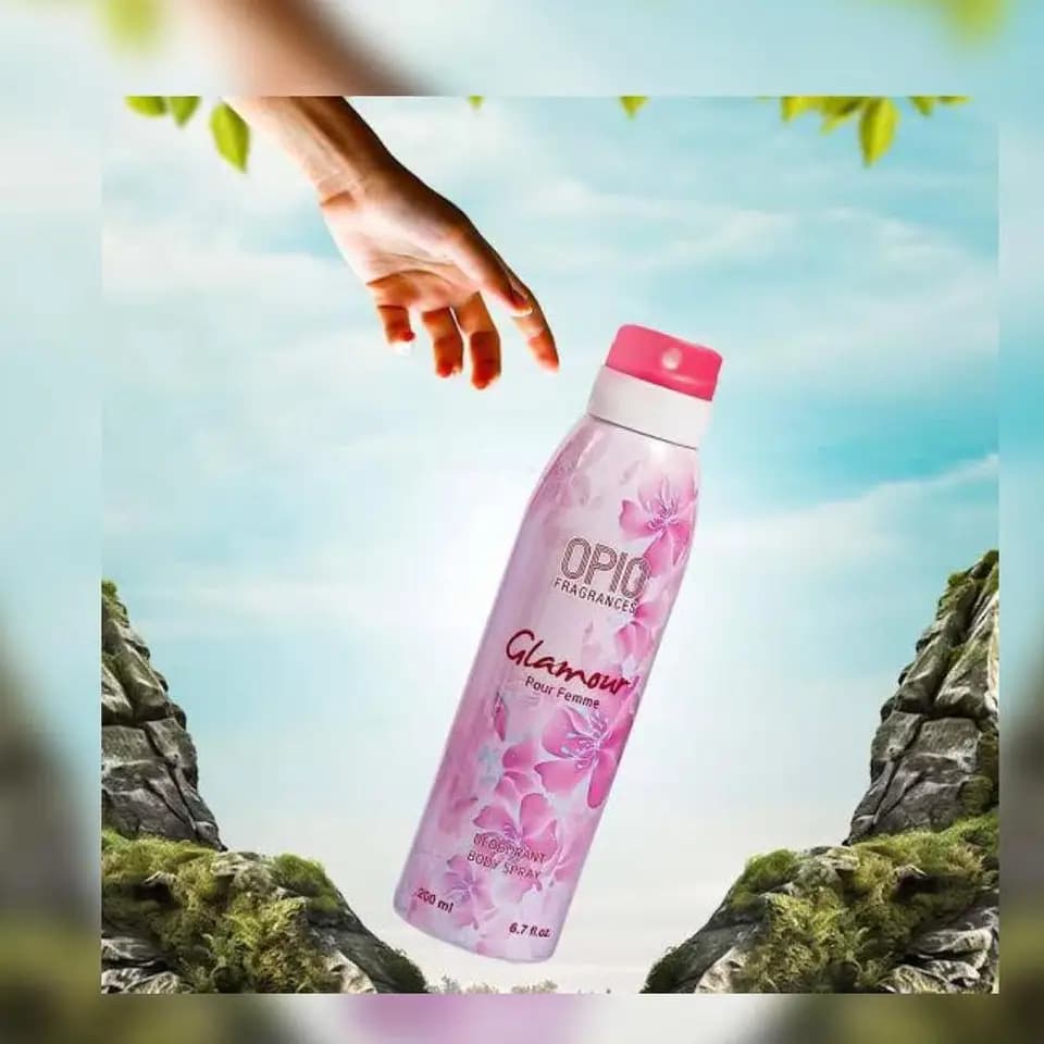 Opio Body Spray 200ml  Exotic, Long-Lasting Fragrance for a Mysterious & Alluring Aura